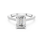 2.35 Carat Emerald Cut Lab-Grown Diamond Solitaire Ring in 14K / 18K Gold ,VVS1 Clarity – SGL Certified