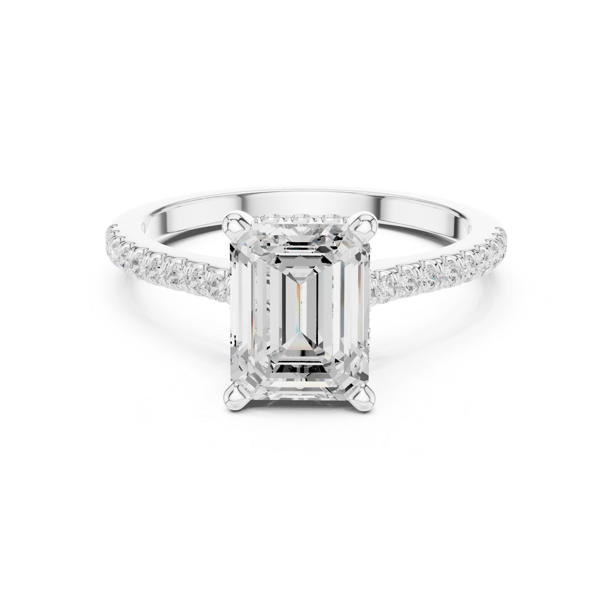 2.35 Carat Emerald Cut Lab-Grown Diamond Solitaire Ring in 14K / 18K Gold ,VVS1 Clarity – SGL Certified