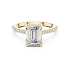 2.35 Carat Emerald Cut Lab-Grown Diamond Solitaire Ring in 14K / 18K Gold ,VVS1 Clarity – SGL Certified