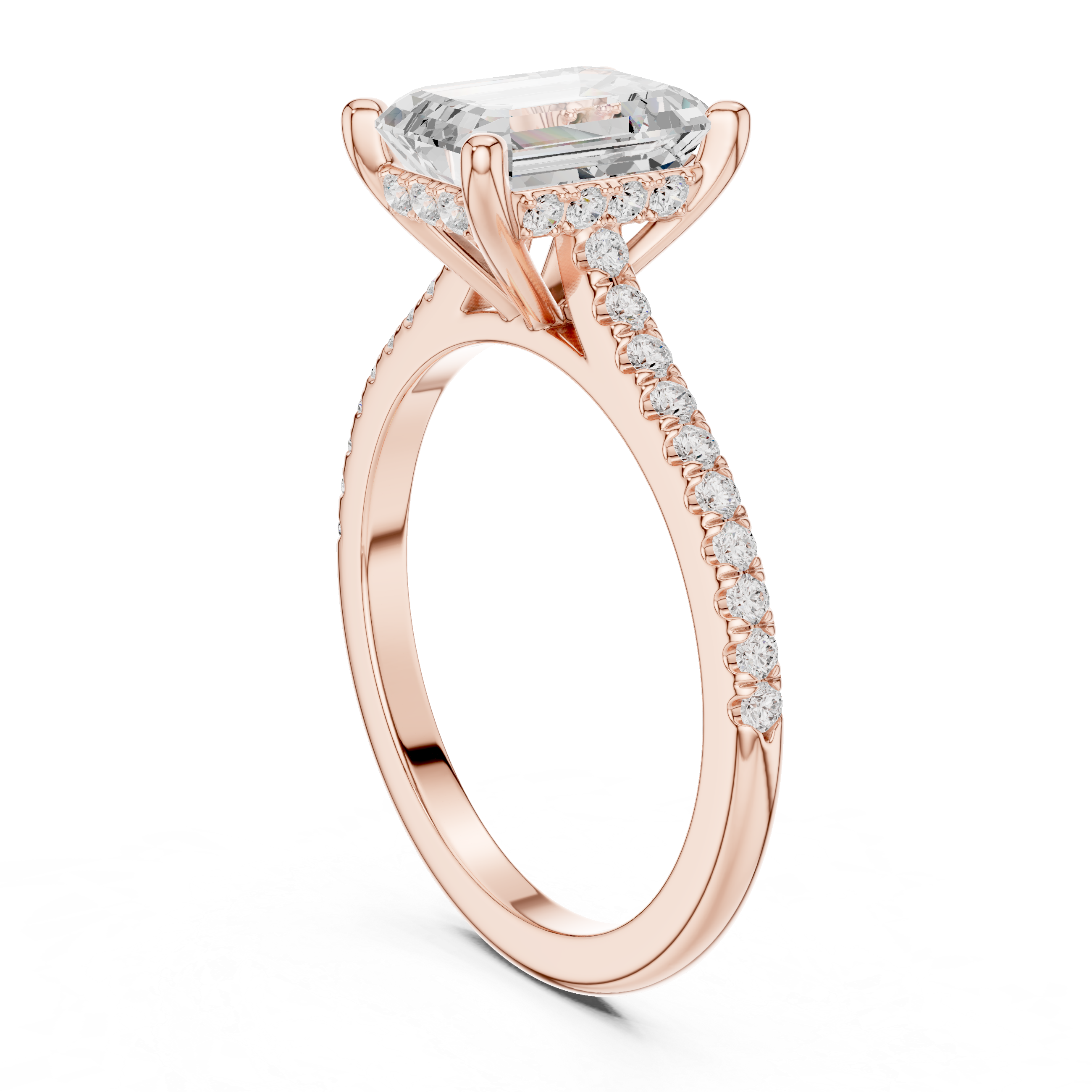 2.35 Carat Emerald Cut Lab-Grown Diamond Solitaire Ring in 14K / 18K Gold ,VVS1 Clarity – SGL Certified