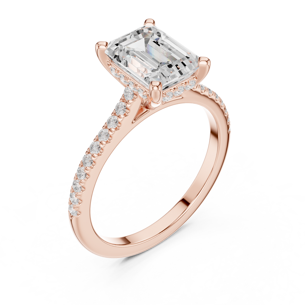 2.35 Carat Emerald Cut Lab-Grown Diamond Solitaire Ring in 14K / 18K Gold ,VVS1 Clarity – SGL Certified