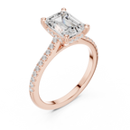 2.35 Carat Emerald Cut Lab-Grown Diamond Solitaire Ring in 14K / 18K Gold ,VVS1 Clarity – SGL Certified