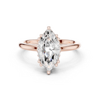 2.10 Carat Marquise Cut Lab-Grown Diamond Solitaire Ring in 14K / 18K Gold , VVS1 Clarity – SGL Certified
