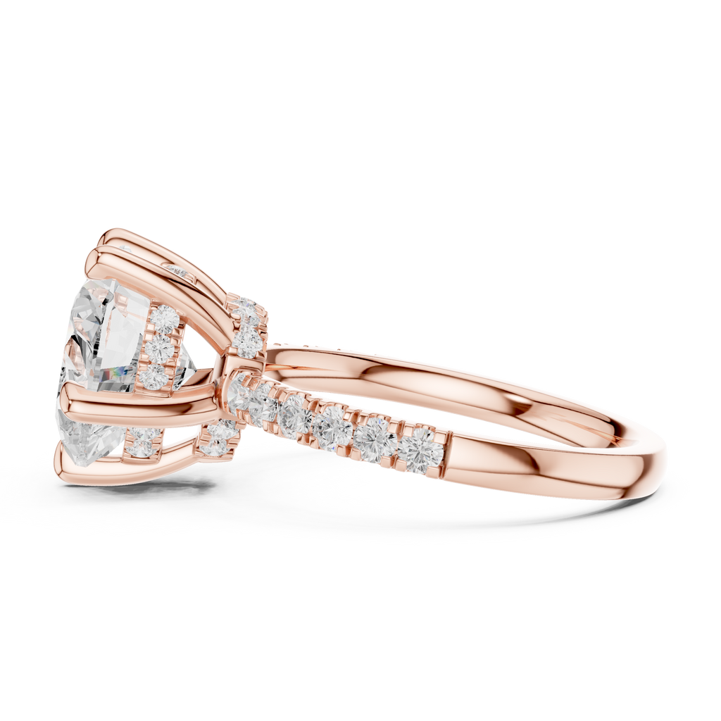 4.50 Carat Heart Cut Lab-Grown Diamond Solitaire Ring in 14K / 18K Gold, VVS1 Clarity – SGL Certified