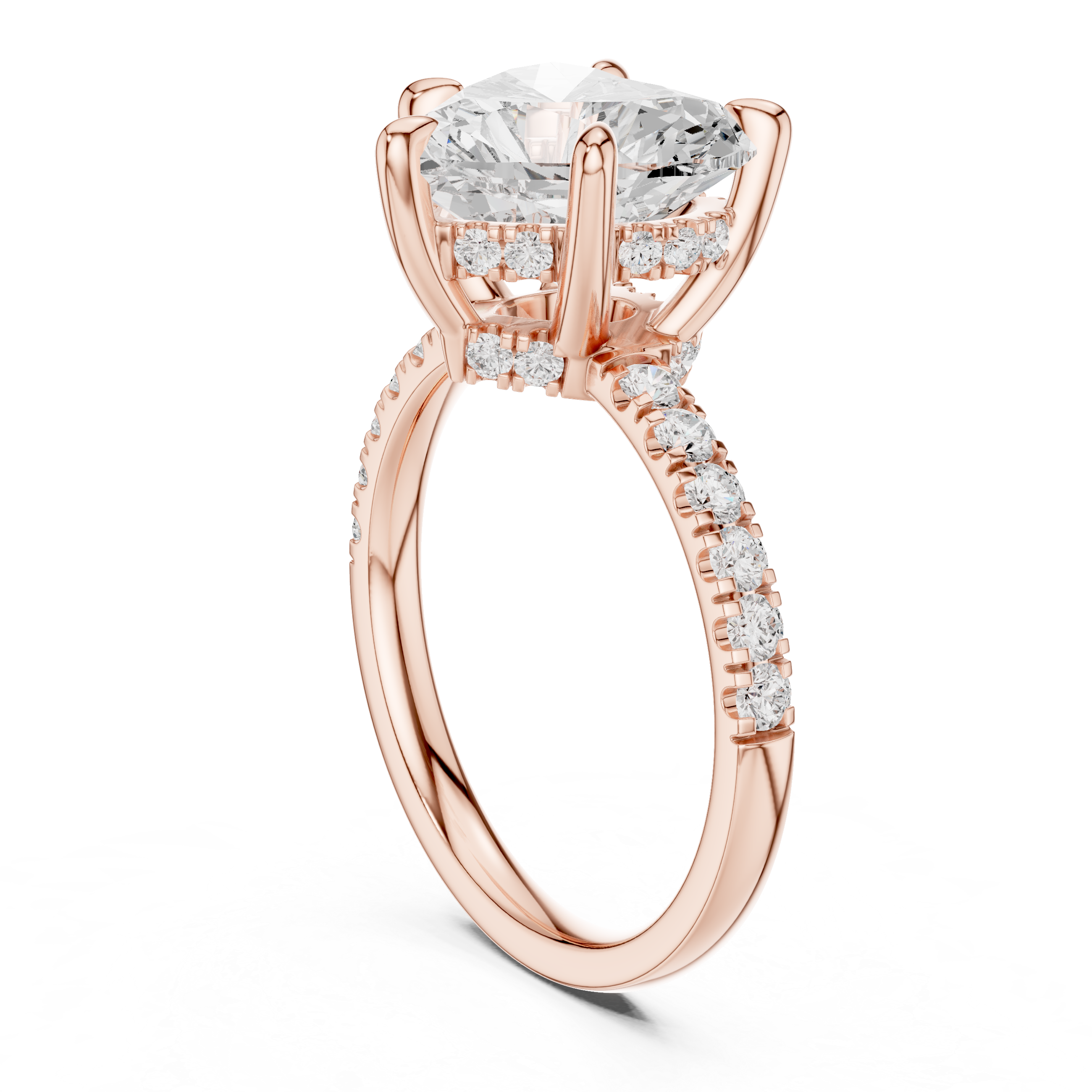 4.50 Carat Heart Cut Lab-Grown Diamond Solitaire Ring in 14K / 18K Gold, VVS1 Clarity – SGL Certified