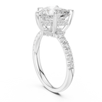 4.50 Carat Heart Cut Lab-Grown Diamond Solitaire Ring in 14K / 18K Gold, VVS1 Clarity – SGL Certified