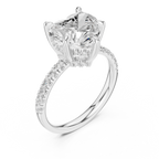 4.50 Carat Heart Cut Lab-Grown Diamond Solitaire Ring in 14K / 18K Gold, VVS1 Clarity – SGL Certified