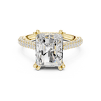 4.50 Carat Radiant Cut Lab-Grown Diamond Solitaire Ring in 14K / 18K Gold , VVS1 Clarity – SGL Certified