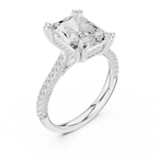 4.50 Carat Radiant Cut Lab-Grown Diamond Solitaire Ring in 14K / 18K Gold , VVS1 Clarity – SGL Certified