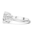 3.35 Carat Asscher Cut Lab-Grown Diamond Solitaire Ring in 14K / 18K Gold , VVS1 Clarity – SGL Certified