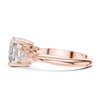 3.35 Carat Cushion Cut Lab-Grown Diamond Solitaire Ring in 14K / 18K Gold , VVS1 Clarity – SGL Certified