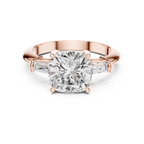 3.35 Carat Cushion Cut Lab-Grown Diamond Solitaire Ring in 14K / 18K Gold , VVS1 Clarity – SGL Certified