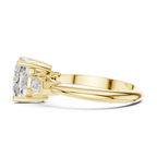3.35 Carat Cushion Cut Lab-Grown Diamond Solitaire Ring in 14K / 18K Gold , VVS1 Clarity – SGL Certified