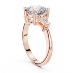 3.35 Carat Cushion Cut Lab-Grown Diamond Solitaire Ring in 14K / 18K Gold , VVS1 Clarity – SGL Certified