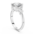 3.35 Carat Cushion Cut Lab-Grown Diamond Solitaire Ring in 14K / 18K Gold , VVS1 Clarity – SGL Certified
