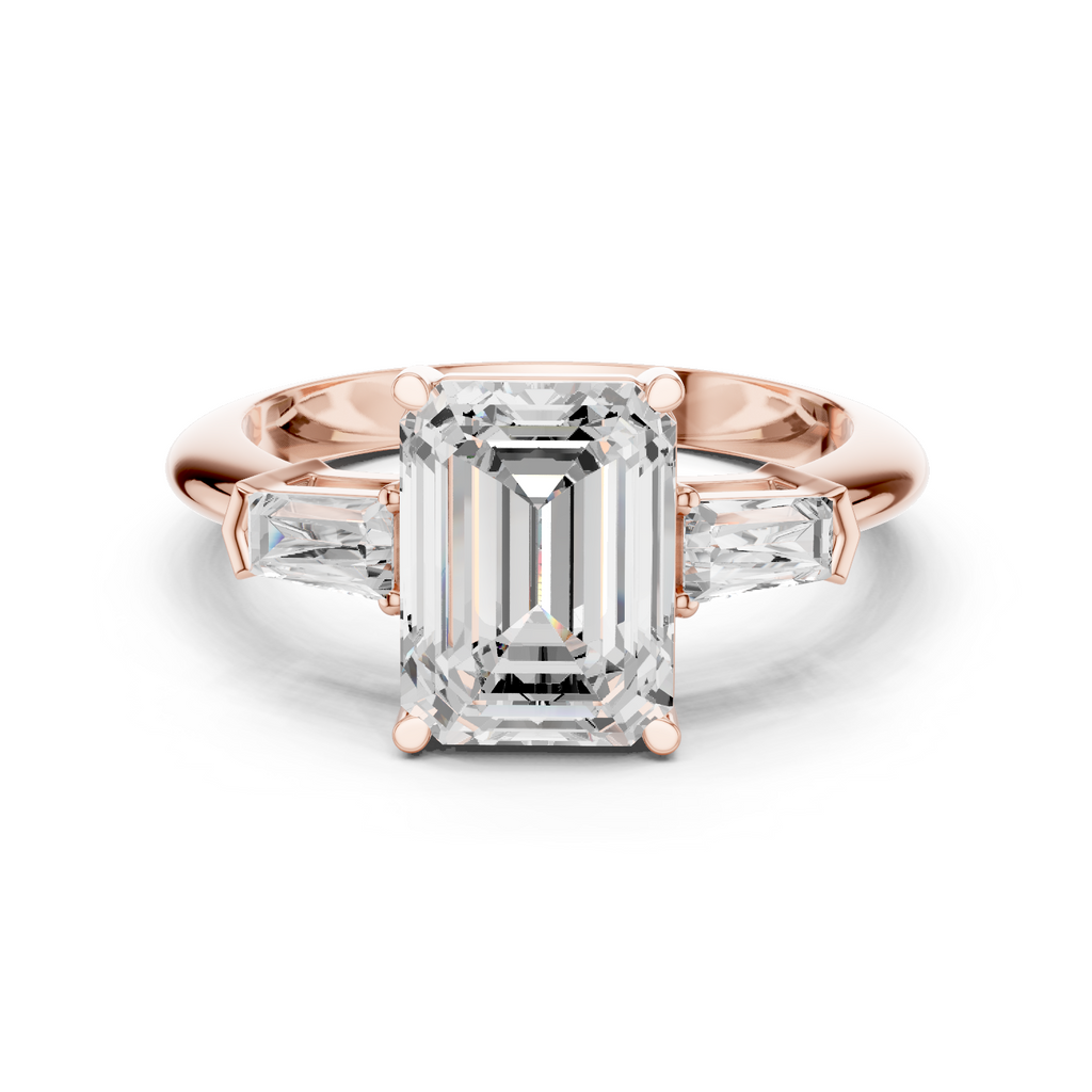 3.35 Carat Radiant Cut Lab-Grown Diamond Solitaire Ring in 14K / 18K Gold , VVS1 Clarity – SGL Certified