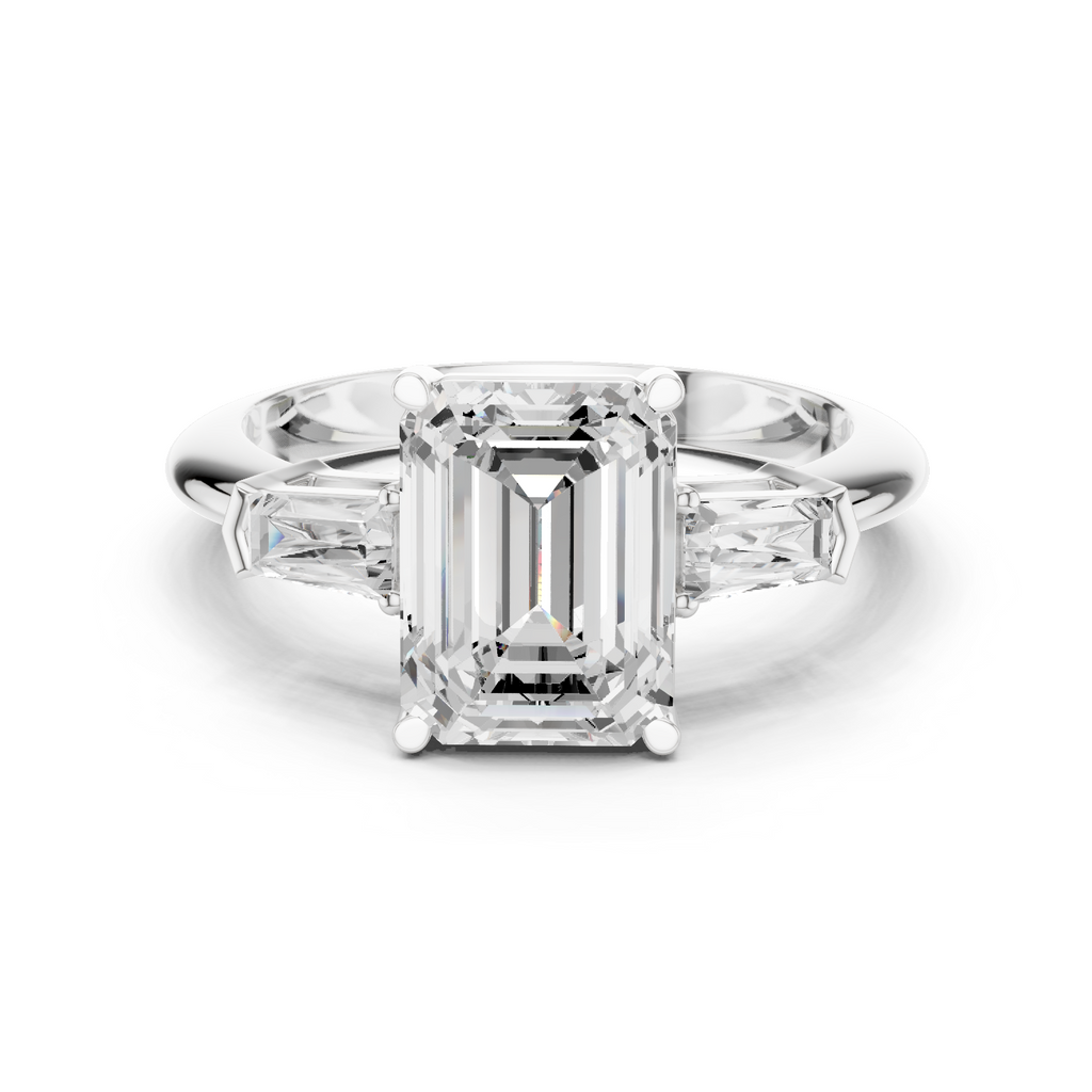 3.35 Carat Radiant Cut Lab-Grown Diamond Solitaire Ring in 14K / 18K Gold , VVS1 Clarity – SGL Certified