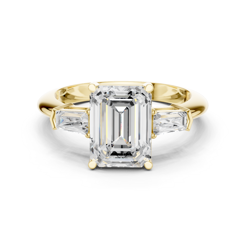 3.35 Carat Radiant Cut Lab-Grown Diamond Solitaire Ring in 14K / 18K Gold , VVS1 Clarity – SGL Certified