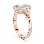 3.35 Carat Radiant Cut Lab-Grown Diamond Solitaire Ring in 14K / 18K Gold , VVS1 Clarity – SGL Certified