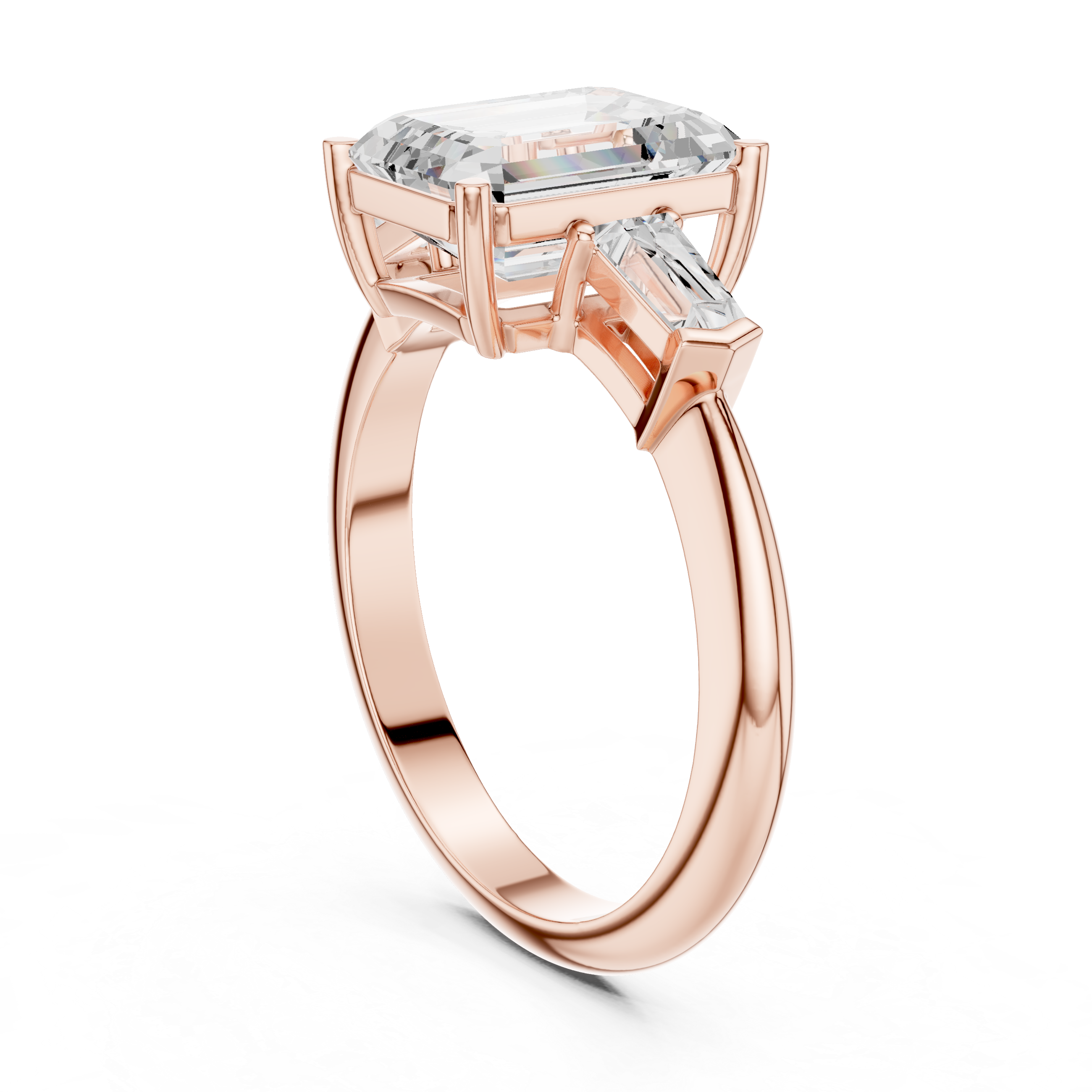 3.35 Carat Radiant Cut Lab-Grown Diamond Solitaire Ring in 14K / 18K Gold , VVS1 Clarity – SGL Certified