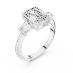 3.35 Carat Radiant Cut Lab-Grown Diamond Solitaire Ring in 14K / 18K Gold , VVS1 Clarity – SGL Certified