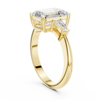 3.35 Carat Radiant Cut Lab-Grown Diamond Solitaire Ring in 14K / 18K Gold , VVS1 Clarity – SGL Certified
