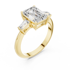3.35 Carat Radiant Cut Lab-Grown Diamond Solitaire Ring in 14K / 18K Gold , VVS1 Clarity – SGL Certified