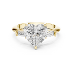 3.35 Carat Heart Cut Lab-Grown Diamond Solitaire Ring in 14K / 18K Gold , VVS1 Clarity – SGL Certified