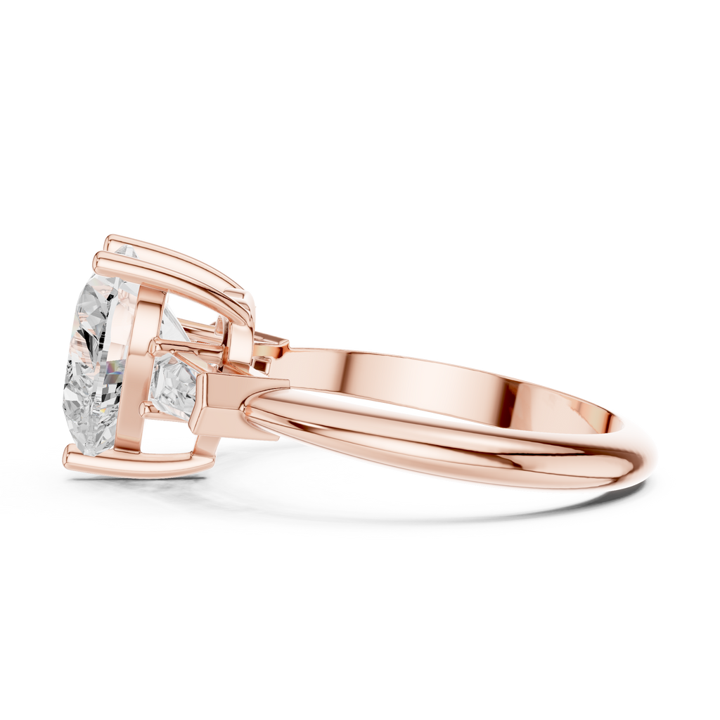 3.35 Carat Heart Cut Lab-Grown Diamond Solitaire Ring in 14K / 18K Gold , VVS1 Clarity – SGL Certified