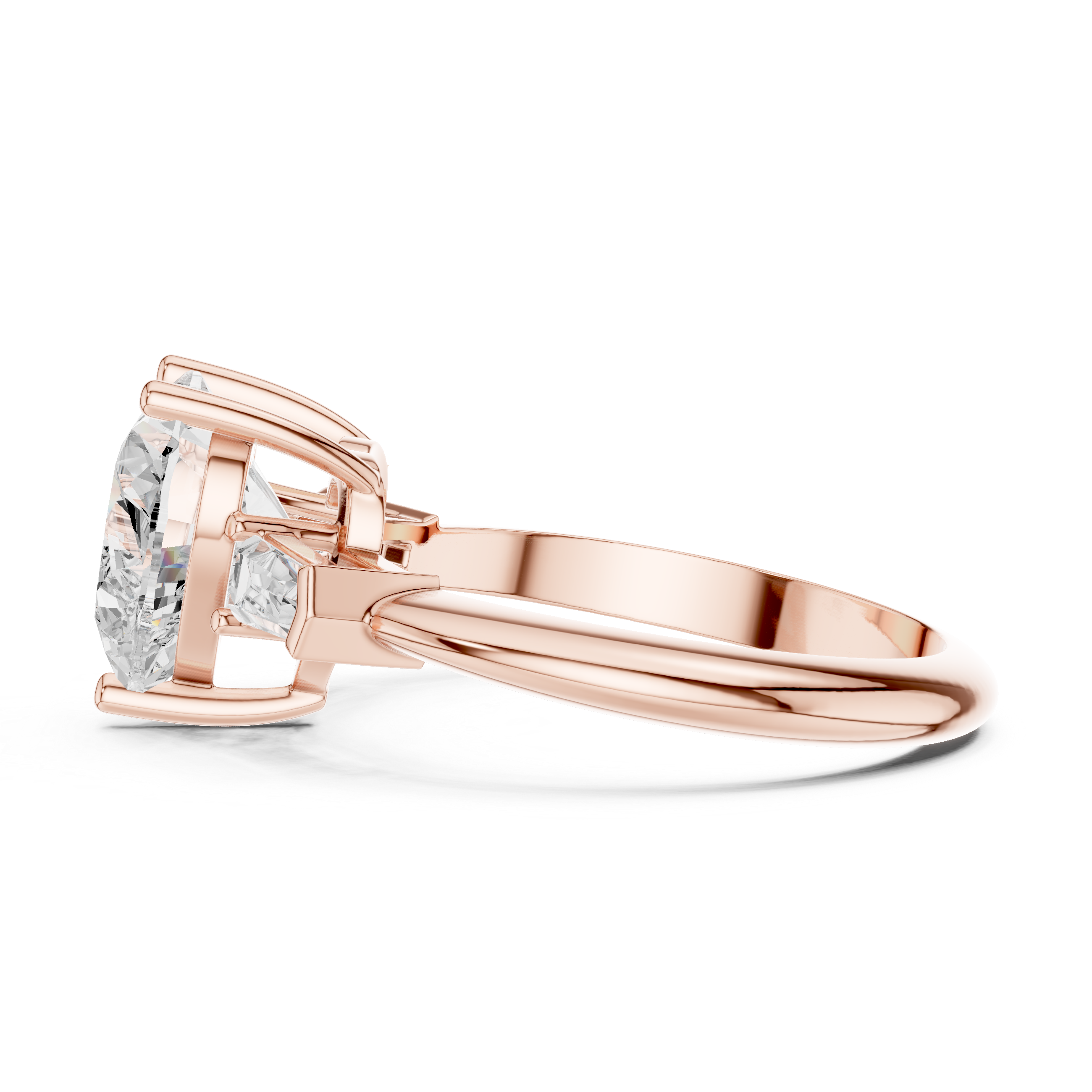 3.35 Carat Heart Cut Lab-Grown Diamond Solitaire Ring in 14K / 18K Gold , VVS1 Clarity – SGL Certified