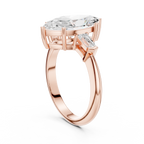 3.35 Carat Marquise Cut Lab-Grown Diamond Solitaire Ring in 14K / 18K Gold , VVS1 Clarity – SGL Certified