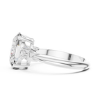 3.35 Carat Oval Cut Lab-Grown Diamond Solitaire Ring in 14K / 18K Gold , VVS1 Clarity – SGL Certified