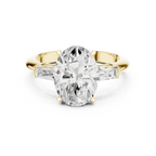 3.35 Carat Oval Cut Lab-Grown Diamond Solitaire Ring in 14K / 18K Gold , VVS1 Clarity – SGL Certified