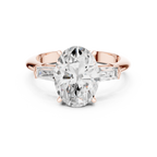 3.35 Carat Oval Cut Lab-Grown Diamond Solitaire Ring in 14K / 18K Gold , VVS1 Clarity – SGL Certified