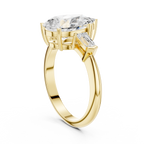 3.35 Carat Pear Cut Lab-Grown Diamond Solitaire Ring in 14K / 18K Gold , VVS1 Clarity – SGL Certified
