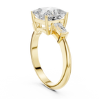 3.35 Carat Princess Cut Lab-Grown Diamond Solitaire Ring in 14K / 18K Gold , VVS1 Clarity – SGL Certified