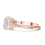 3.35 Carat Princess Cut Lab-Grown Diamond Solitaire Ring in 14K / 18K Gold , VVS1 Clarity – SGL Certified