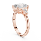 3.35 Carat Radiant Cut Lab-Grown Diamond Solitaire Ring in 14K / 18K Gold , VVS1 Clarity – SGL Certified