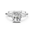 3.35 Carat Radiant Cut Lab-Grown Diamond Solitaire Ring in 14K / 18K Gold , VVS1 Clarity – SGL Certified