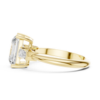 3.35 Carat Radiant Cut Lab-Grown Diamond Solitaire Ring in 14K / 18K Gold , VVS1 Clarity – SGL Certified