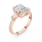 3.35 Carat Radiant Cut Lab-Grown Diamond Solitaire Ring in 14K / 18K Gold , VVS1 Clarity – SGL Certified