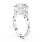 3.35 Carat Round Cut Lab-Grown Diamond Solitaire Ring in 14K / 18K Gold , VVS1 Clarity – SGL Certified