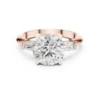 3.35 Carat Round Cut Lab-Grown Diamond Solitaire Ring in 14K / 18K Gold , VVS1 Clarity – SGL Certified