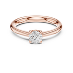 0.50 Carat Round Cut Lab-Grown Diamond Solitaire Ring in 14K / 18K Gold , VVS1 Clarity – SGL Certified