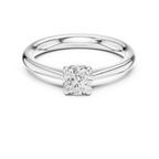 0.50 Carat Round Cut Lab-Grown Diamond Solitaire Ring in 14K / 18K Gold , VVS1 Clarity – SGL Certified