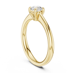 0.50 Carat Round Cut Lab-Grown Diamond Solitaire Ring in 14K / 18K Gold , VVS1 Clarity – SGL Certified