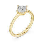 1 Carat Princess Cut Lab-Grown Diamond Solitaire Ring in 14K / 18K Gold , VVS1 Clarity – SGL Certified
