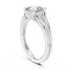 1.25 Carat Cushion Cut Lab-Grown Diamond Solitaire Ring in 14K / 18K Gold , VVS1 Clarity – SGL Certified