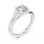 1.25 Carat Cushion Cut Lab-Grown Diamond Solitaire Ring in 14K / 18K Gold , VVS1 Clarity – SGL Certified