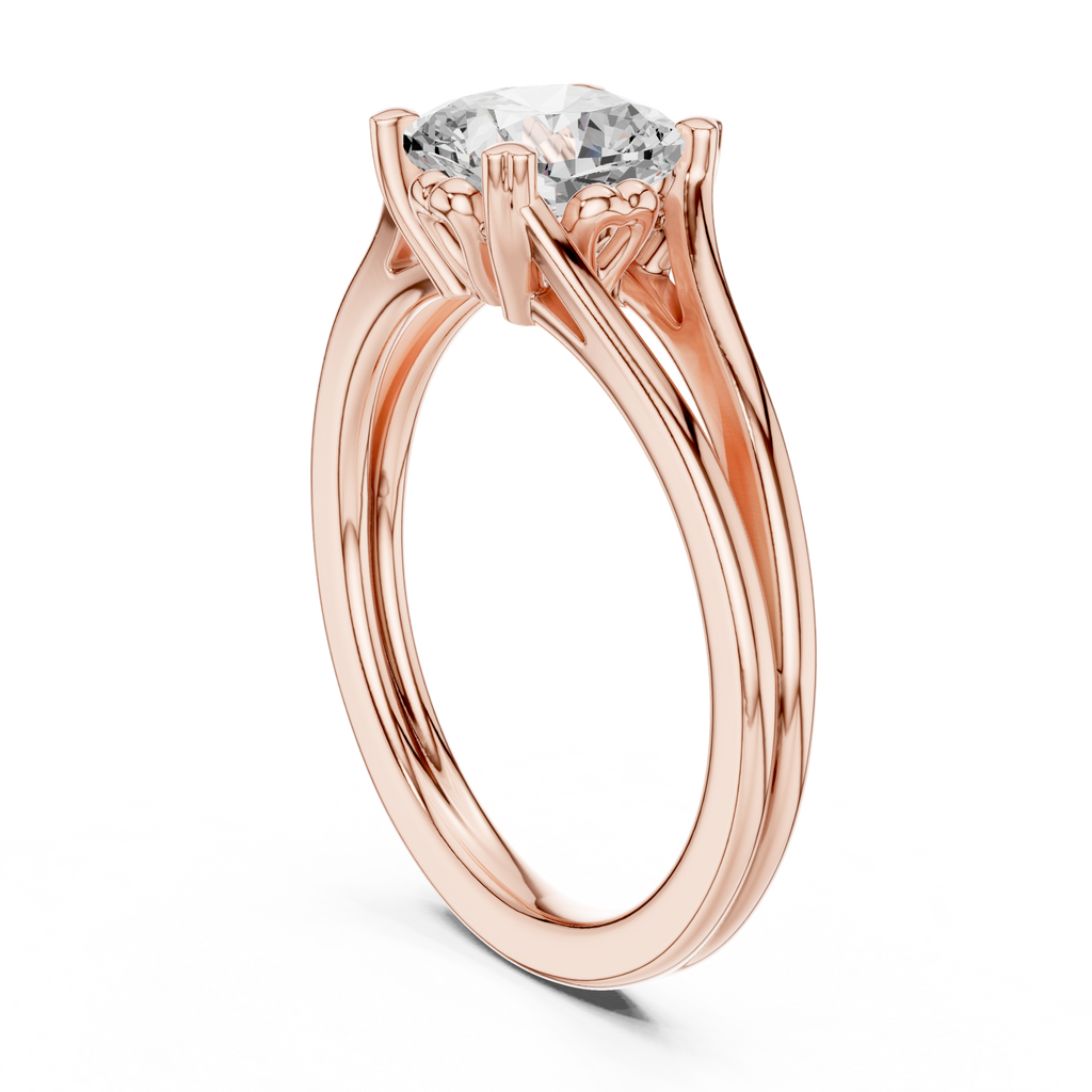 1.25 Carat Cushion Cut Lab-Grown Diamond Solitaire Ring in 14K / 18K Gold , VVS1 Clarity – SGL Certified